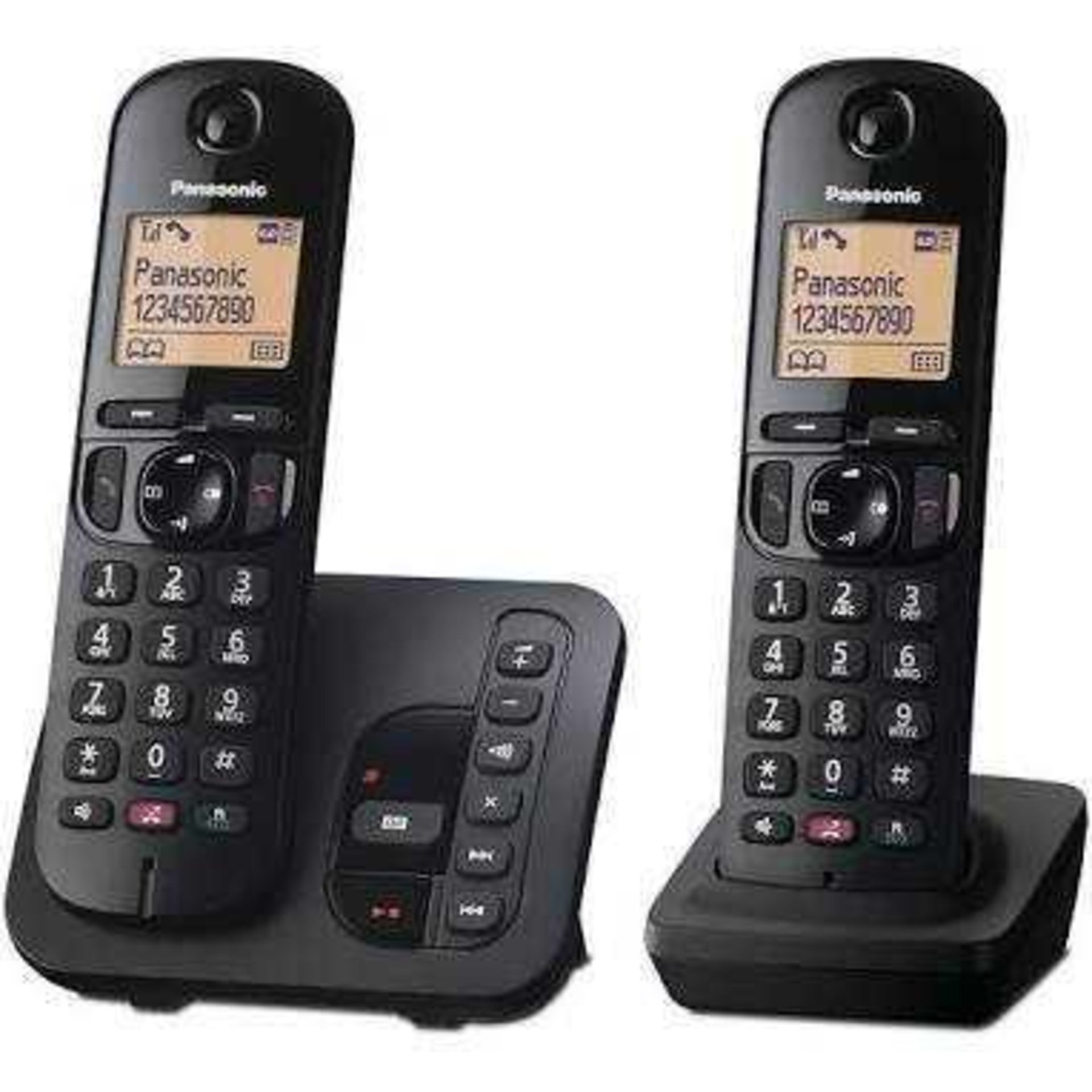 RRP £95 Lot Contains X2 Assorted Boxed Panasonic Digital Cordless Answering System