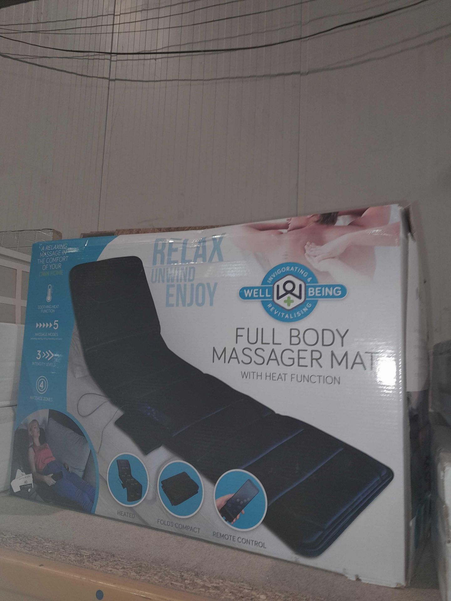 RRP £160 Lot To Contain 2X Boxed Wellbeing Bull Body Massage Mats