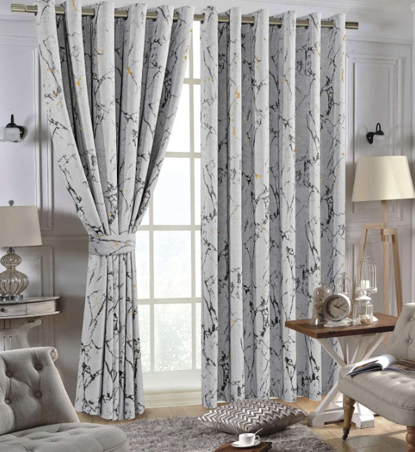 RRP £155 Lot Contains 2 Items Including Luxury Living Curtains - Image 3 of 3