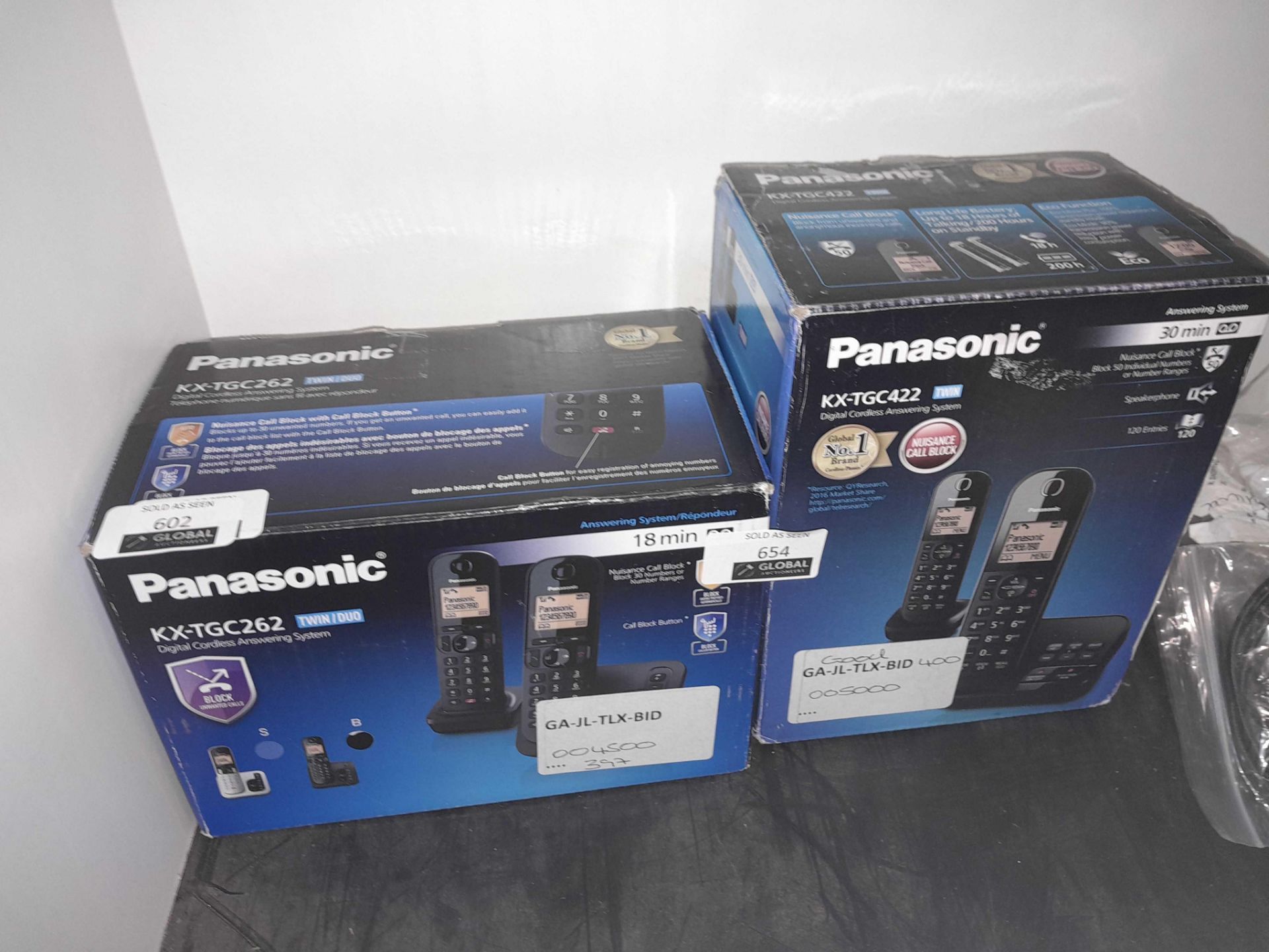 RRP £95 Lot Contains X2 Assorted Boxed Panasonic Digital Cordless Answering System - Image 2 of 2