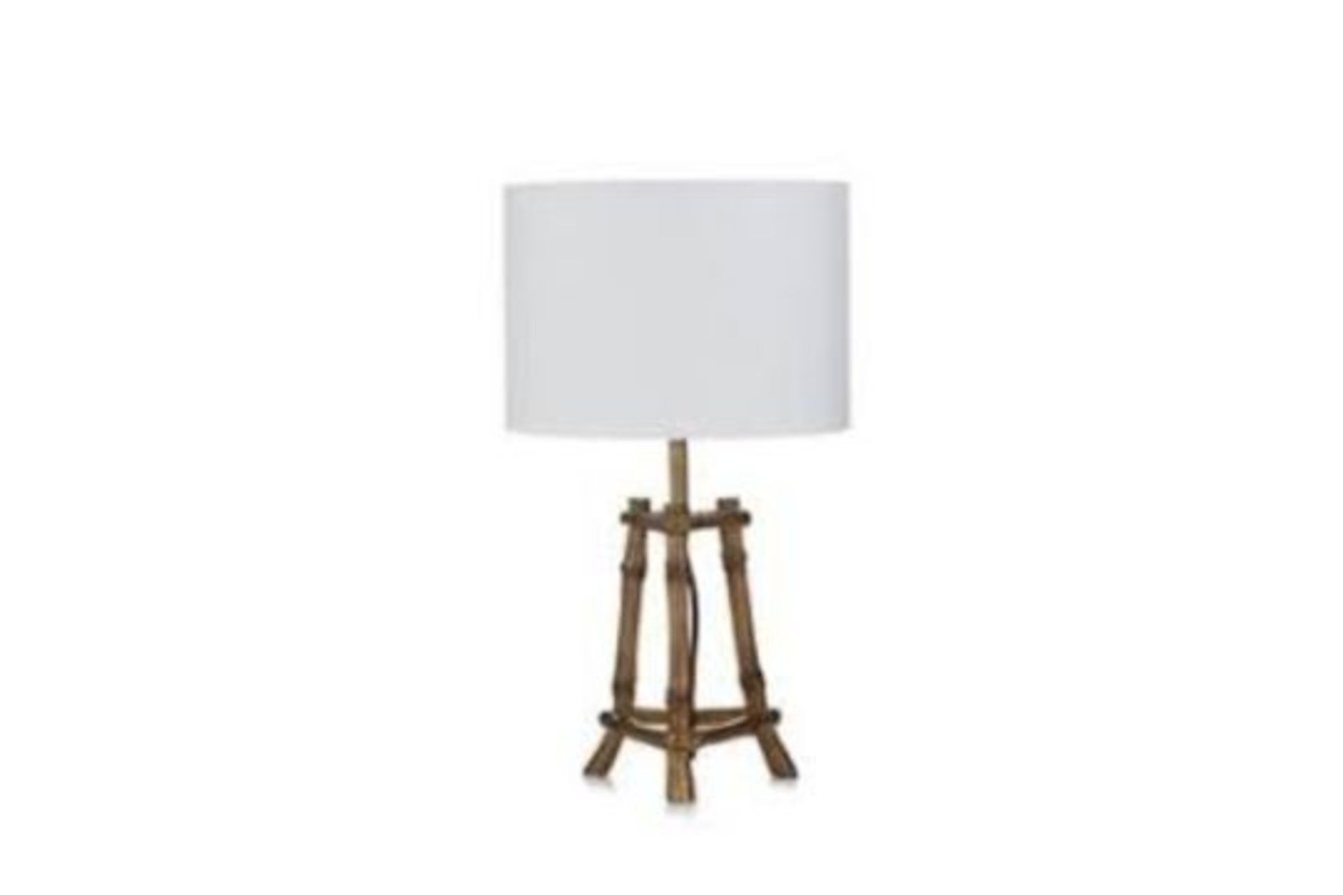 RRP £200 Lot Contains Approx. X4 Brand New Bamboo Lamp Shade