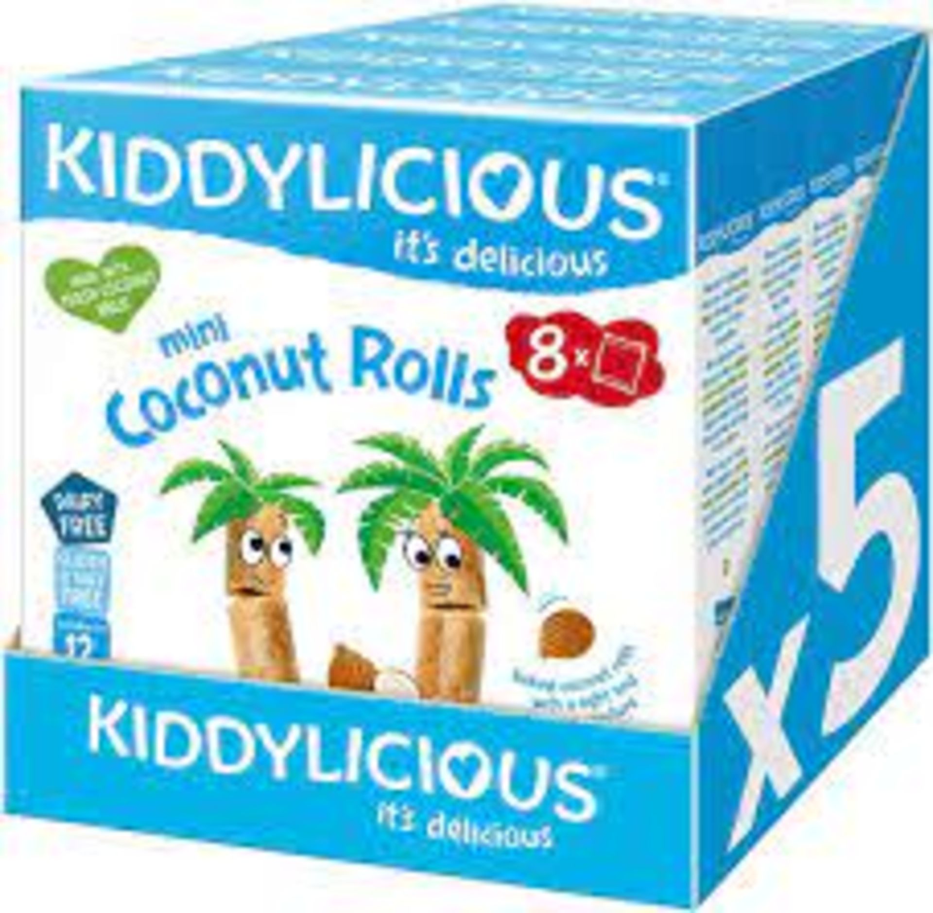 RRP £738 (Approx. Count 85)(G31) spW57m8041L 1 x Kiddylicious Coconut Rolls - Delicious Snacks for