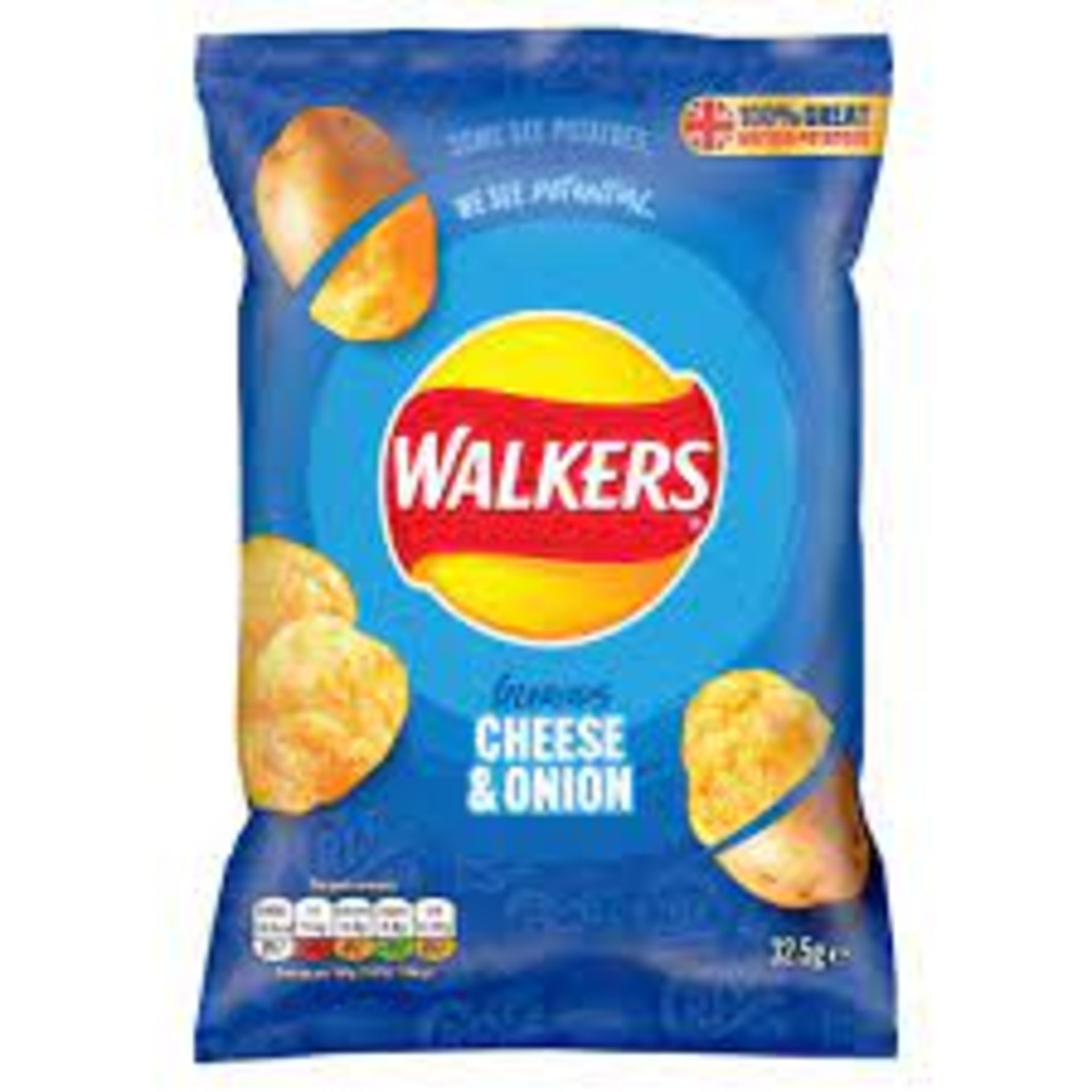 **RRP £1538 (approx count 59) spW48p1168K 34 x Walkers Less Salt Mild Cheese & Onion Crisps 45g ( - Image 3 of 3