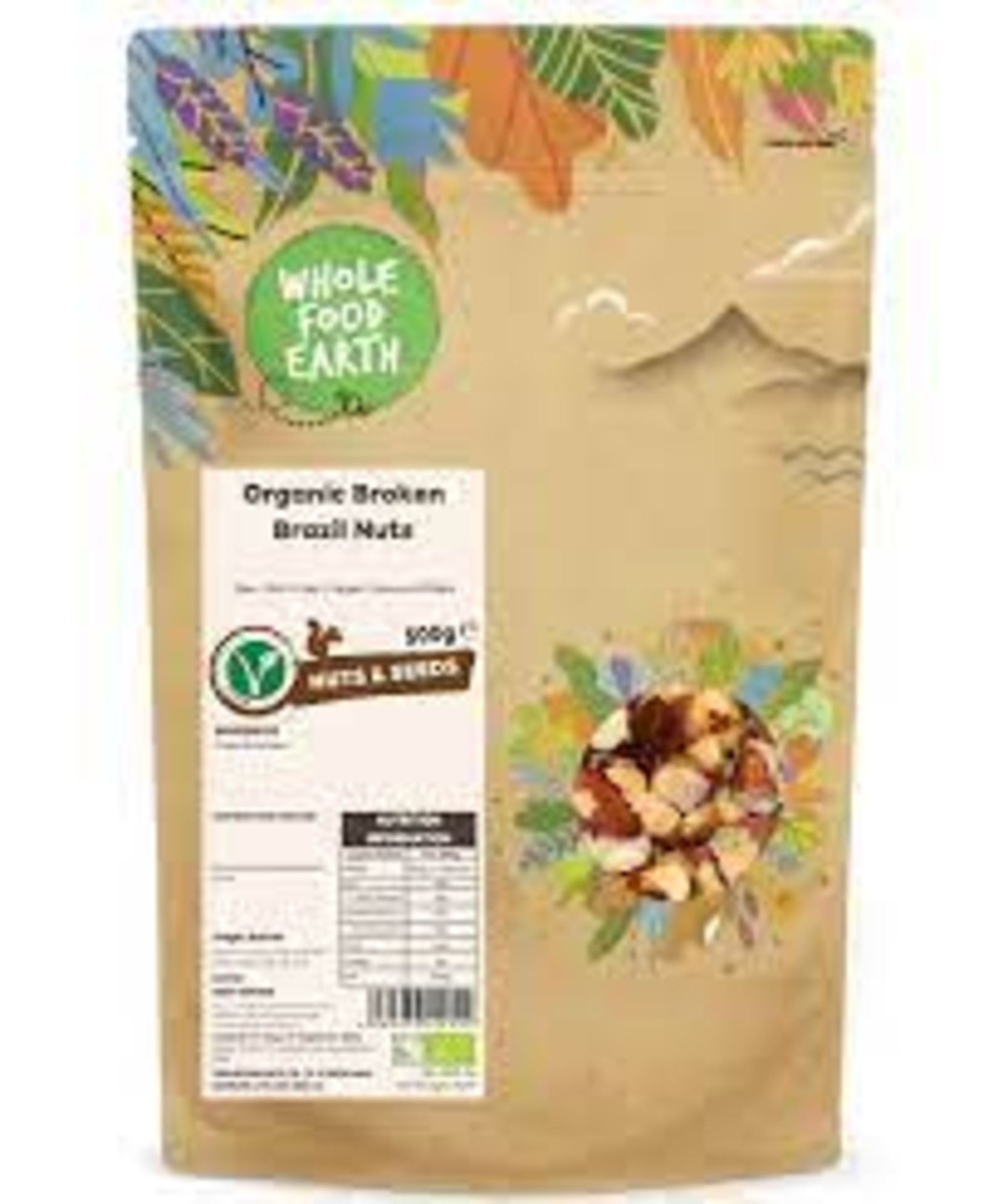 RRP £1123 (Approx Count 88)(G19)spW57H6250l 14 x Wholefood Earth Organic Broken Brazil Nuts,