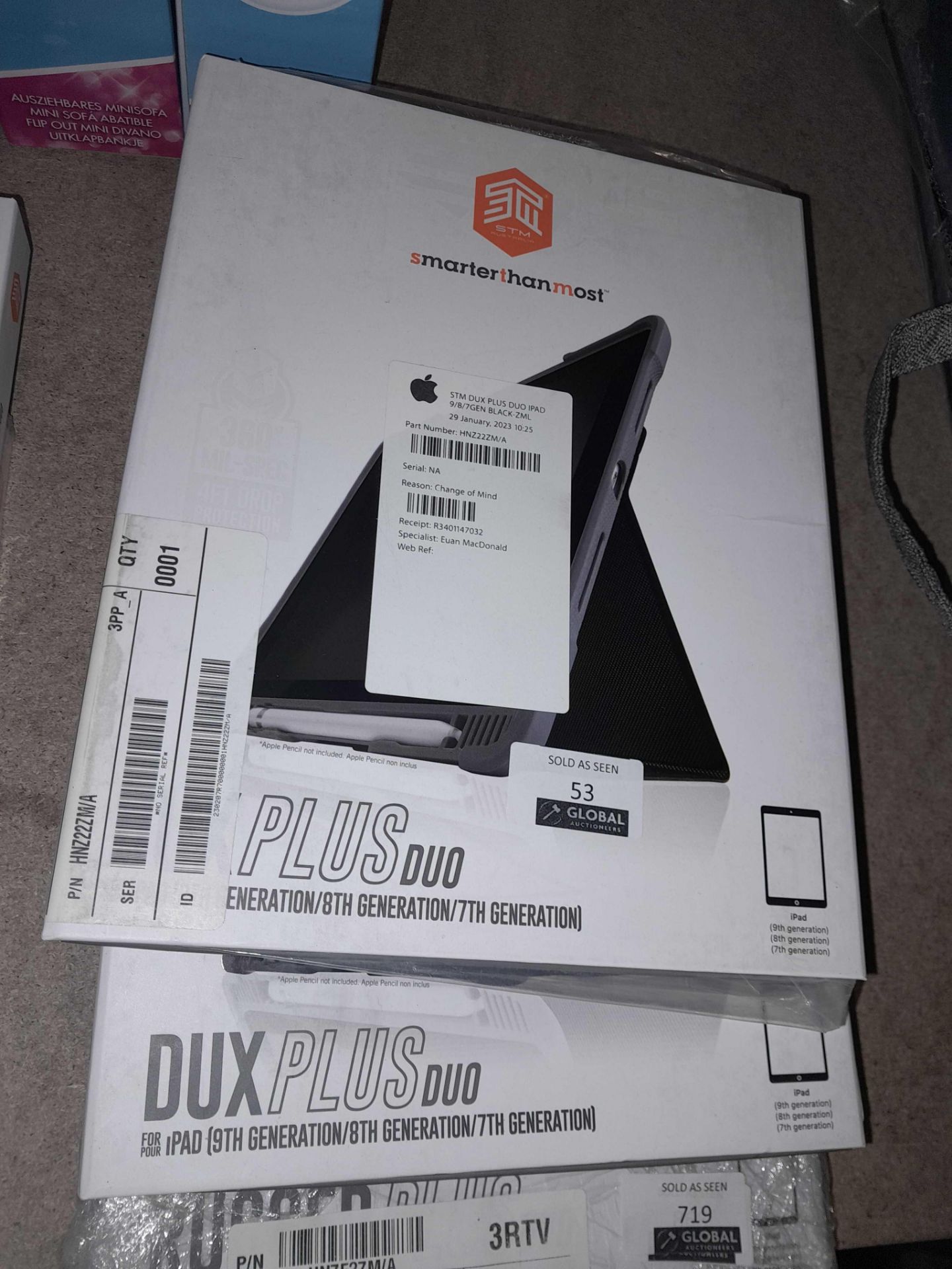 RRP £140 X2 Smarterthanmost iPad Dux Plus Duo case - Image 2 of 2