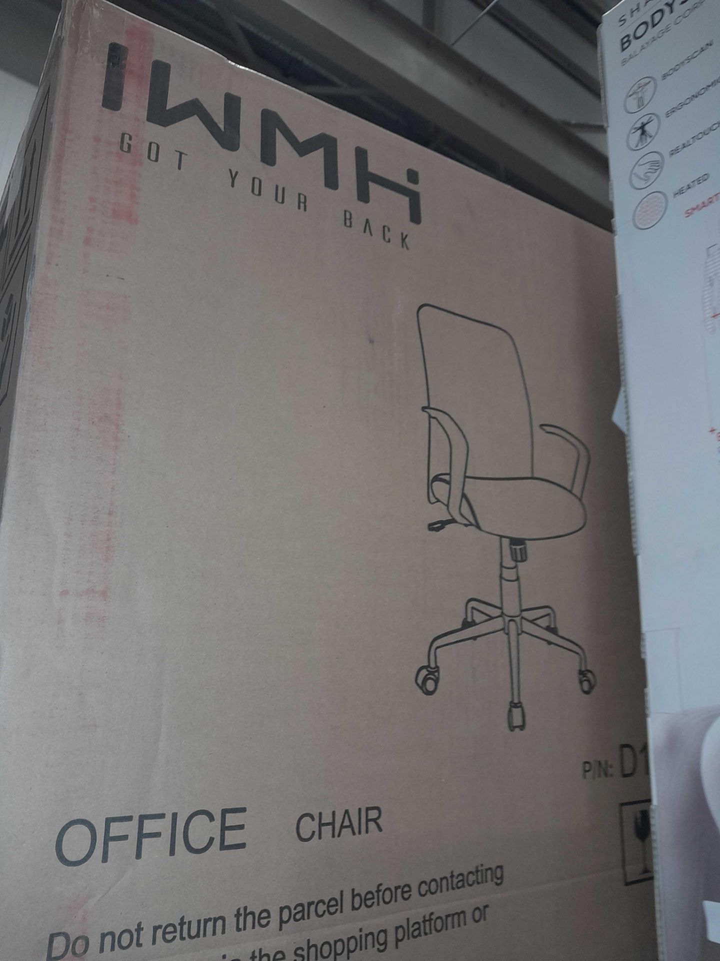 RRP £160 Lot Contains X2 Boxed IWMH Office Chair - Image 2 of 2