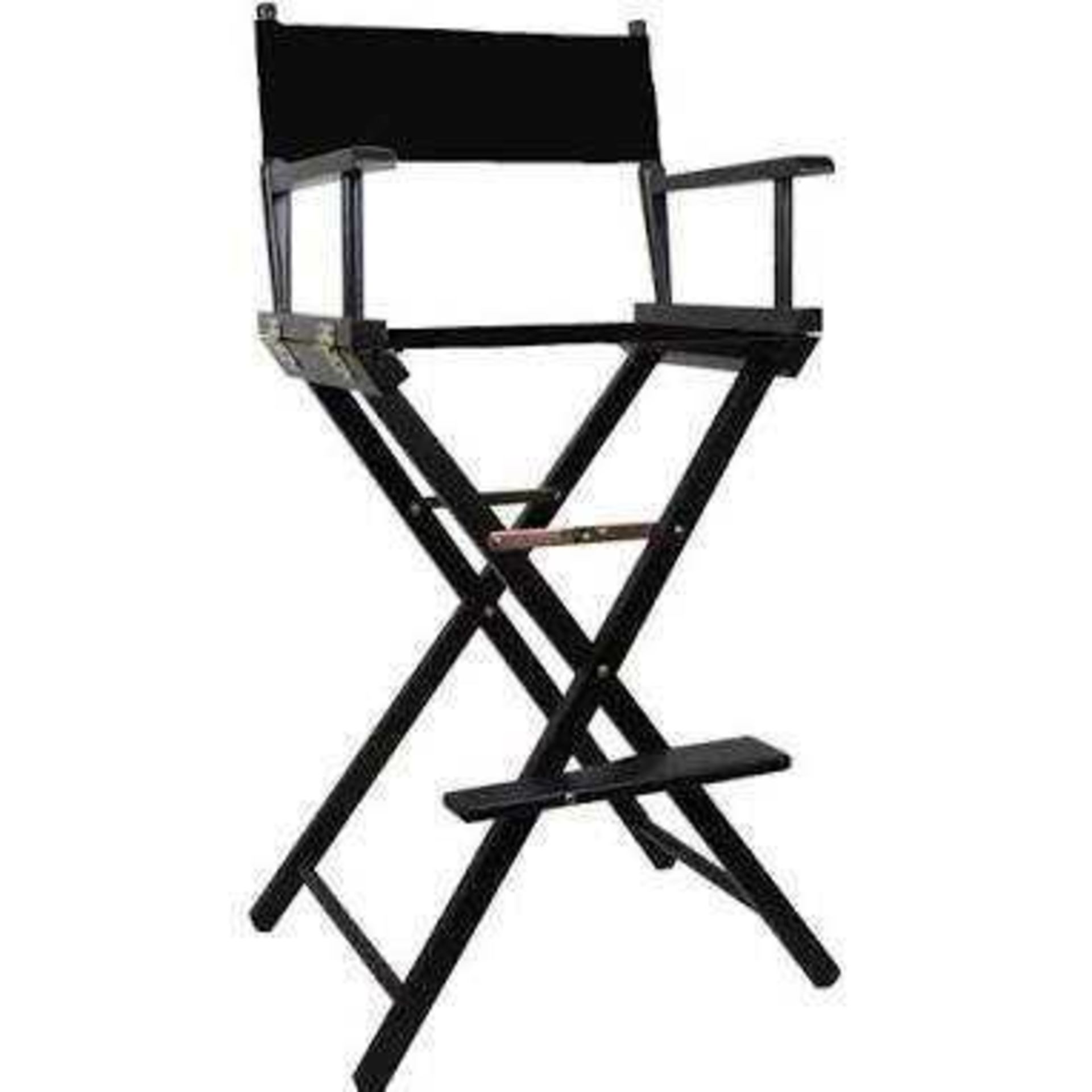 RRP £180 Lot Contains X2 Boxed 30" Director Chair Frame, Black(Return)(Sc)(Condition Reports Availab