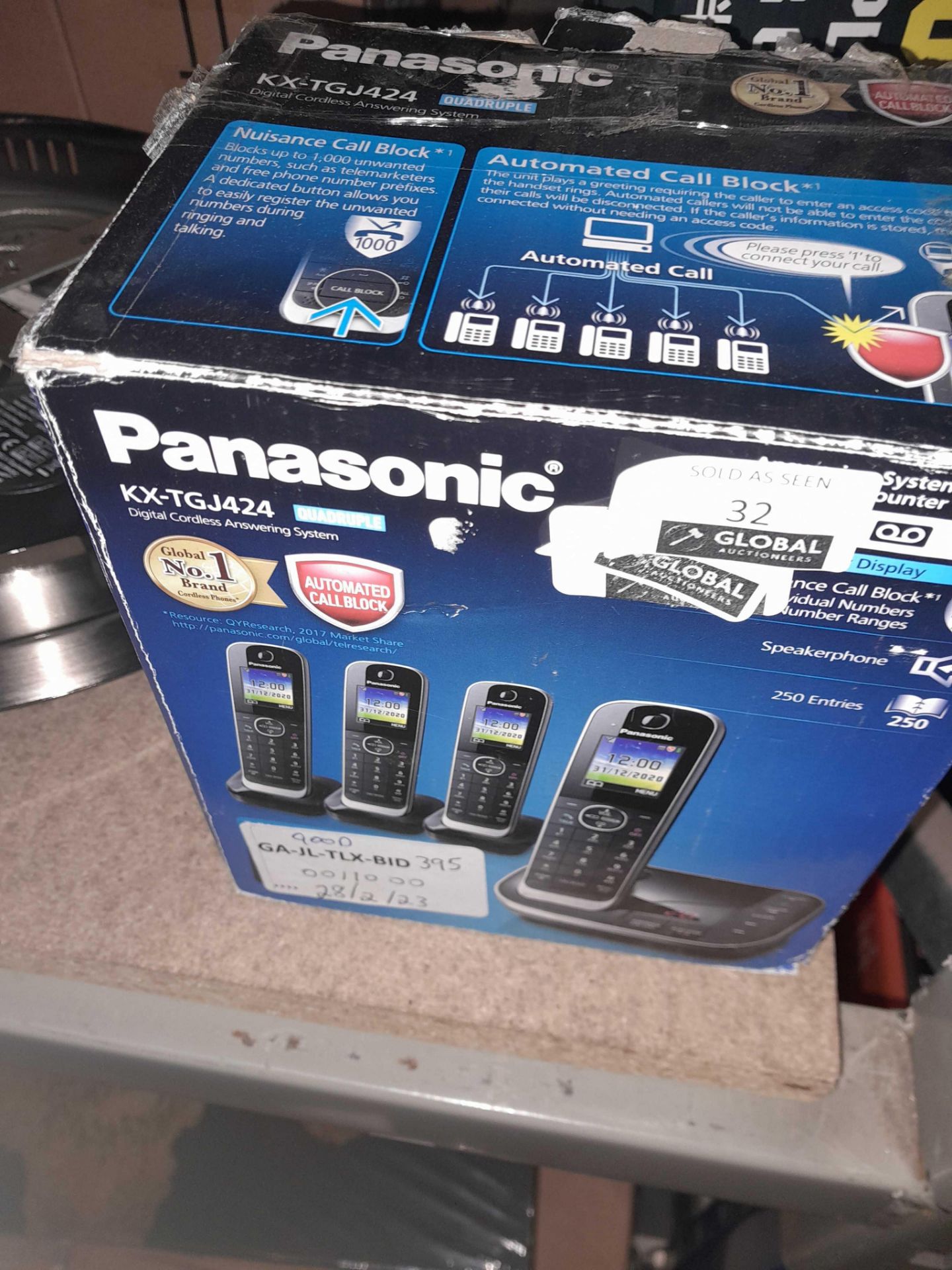 RRP £110 Lot Contains Panasonic Kx-Tgj424 Digital Answering System(Returns)(J)(Condition Reports Ava - Image 2 of 2