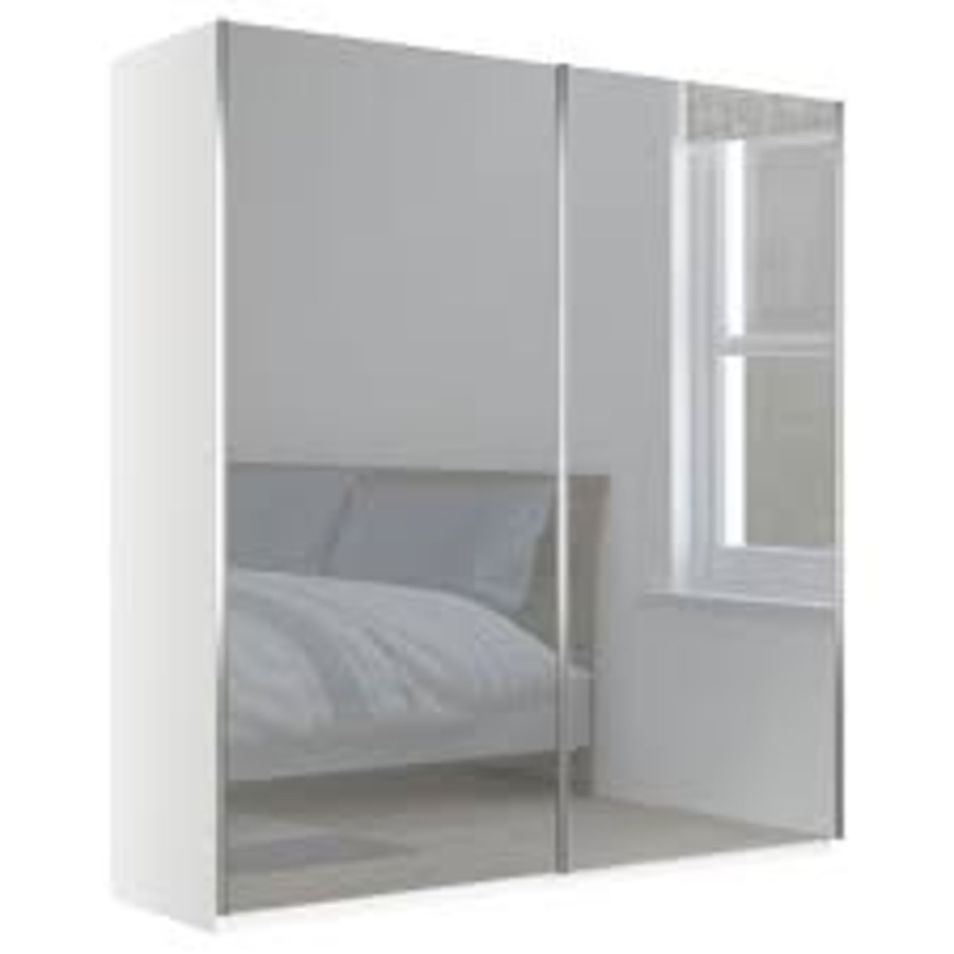 RRP £1020 Lot To Contain 2 Part Lot Wardrobes: Mirrored Wardrobe (Part-lot) and Wardrobe (Part-lot).