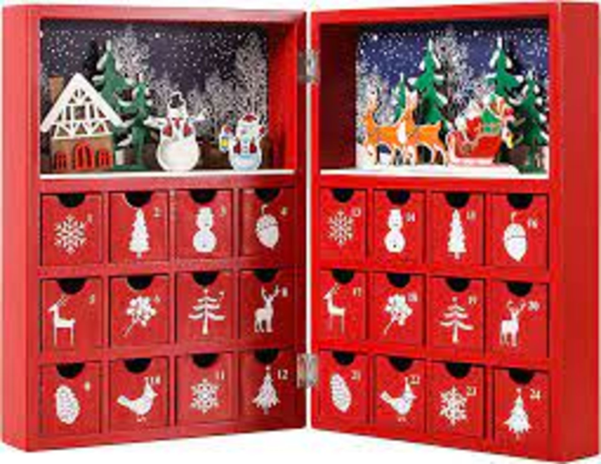 RRP £645 Lot To Contain An Assortment of 37 Items, To Include: 15 x Advent Calendars 5 x Festive