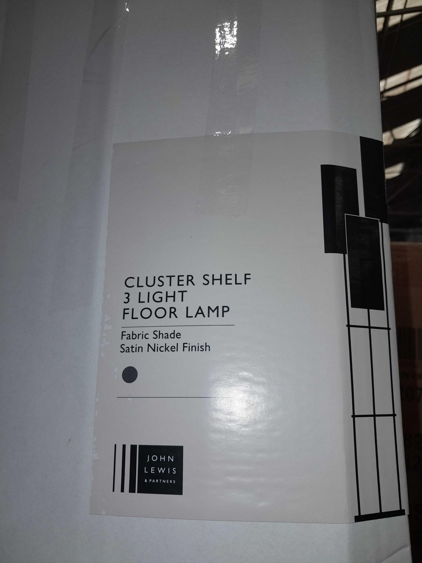 RRP £150 Boxed John Lewis Cluster 3 Light Floor Lamp - Image 2 of 2