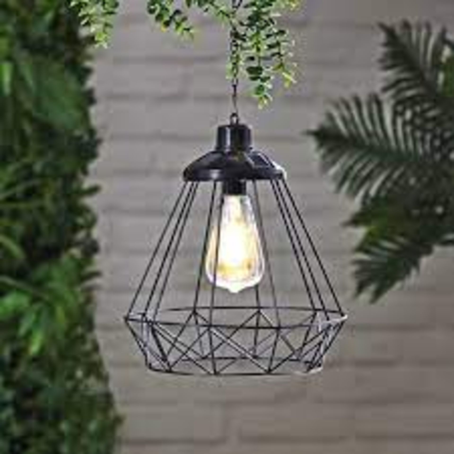 RRP £215 Lot To Contain X4 Items Including- Solar Cage Lights