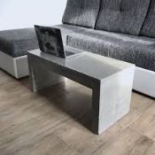 RRP £200 Faux Concrete Coffee Table With Legs