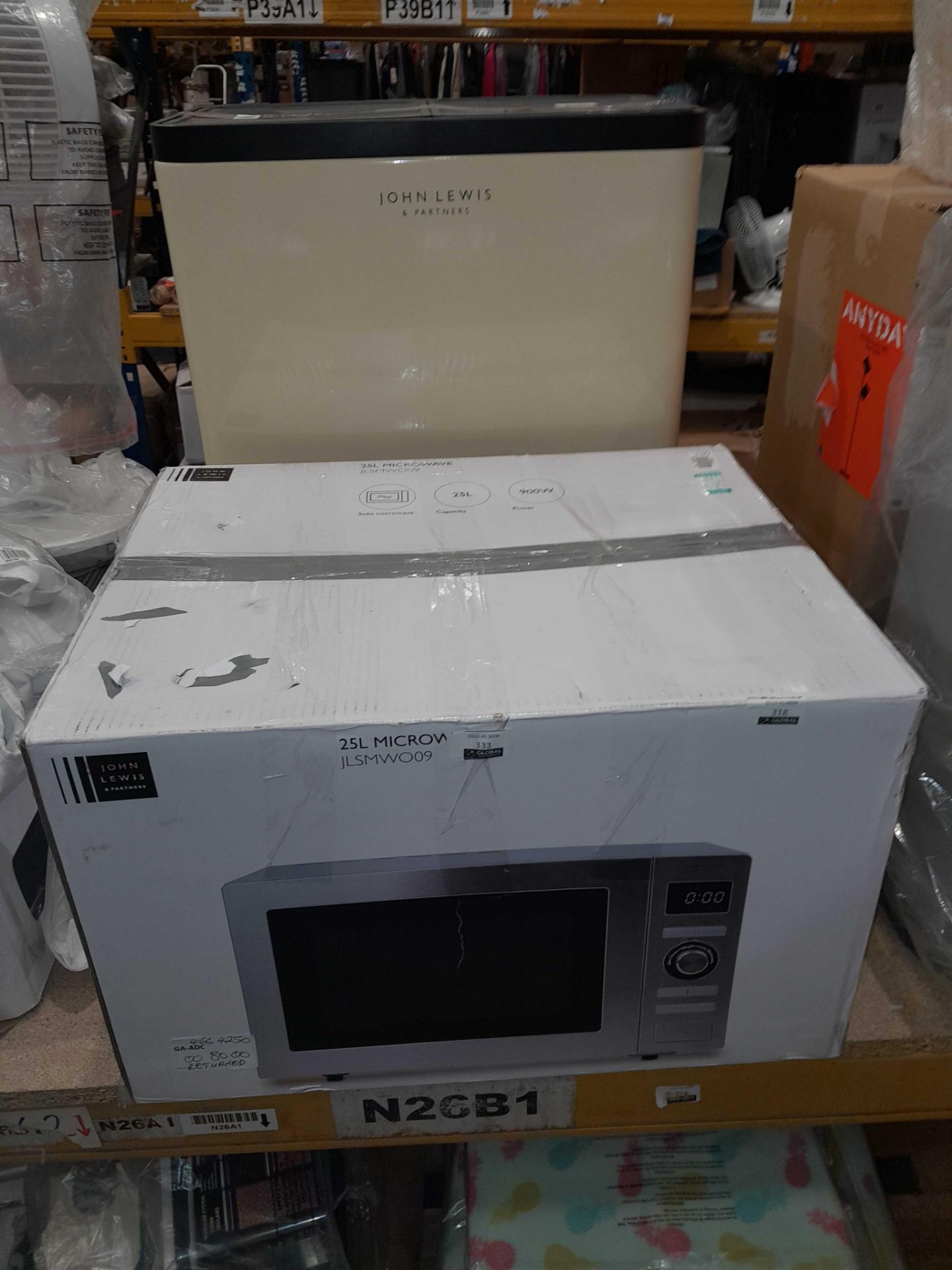 RRP £180 Lot Contains 2 Items Including Boxed John Lewis Microwave - Image 2 of 2