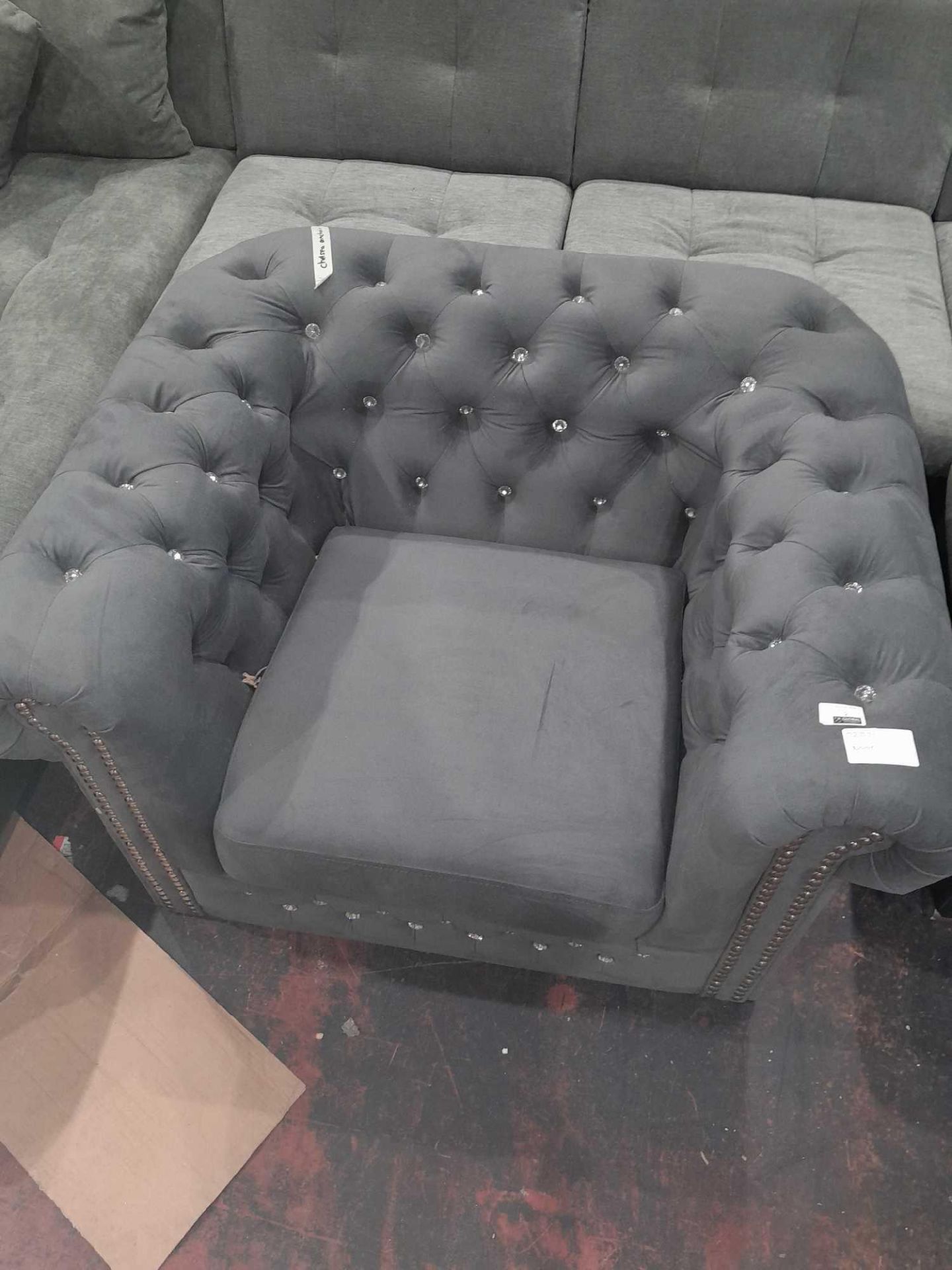 RRP £300 Chelsea Armchair In Grey - Image 2 of 2