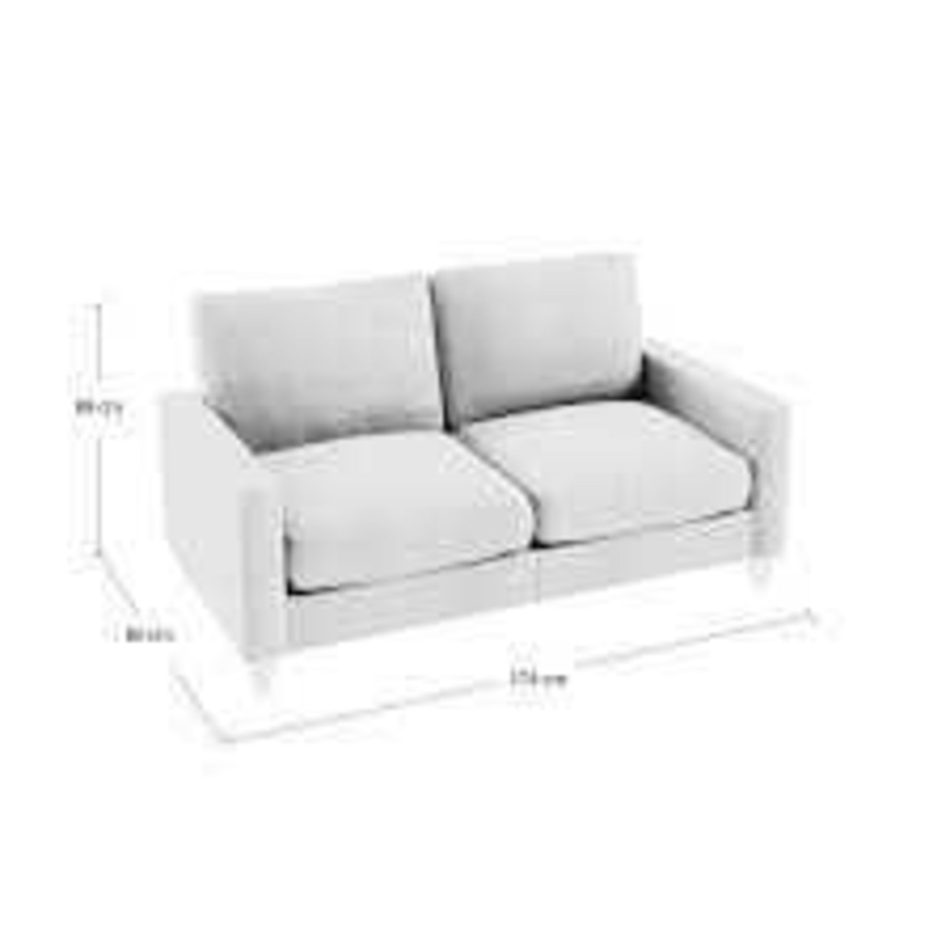 RRP £990 Mizpah 2 Seater Sofa In Cream