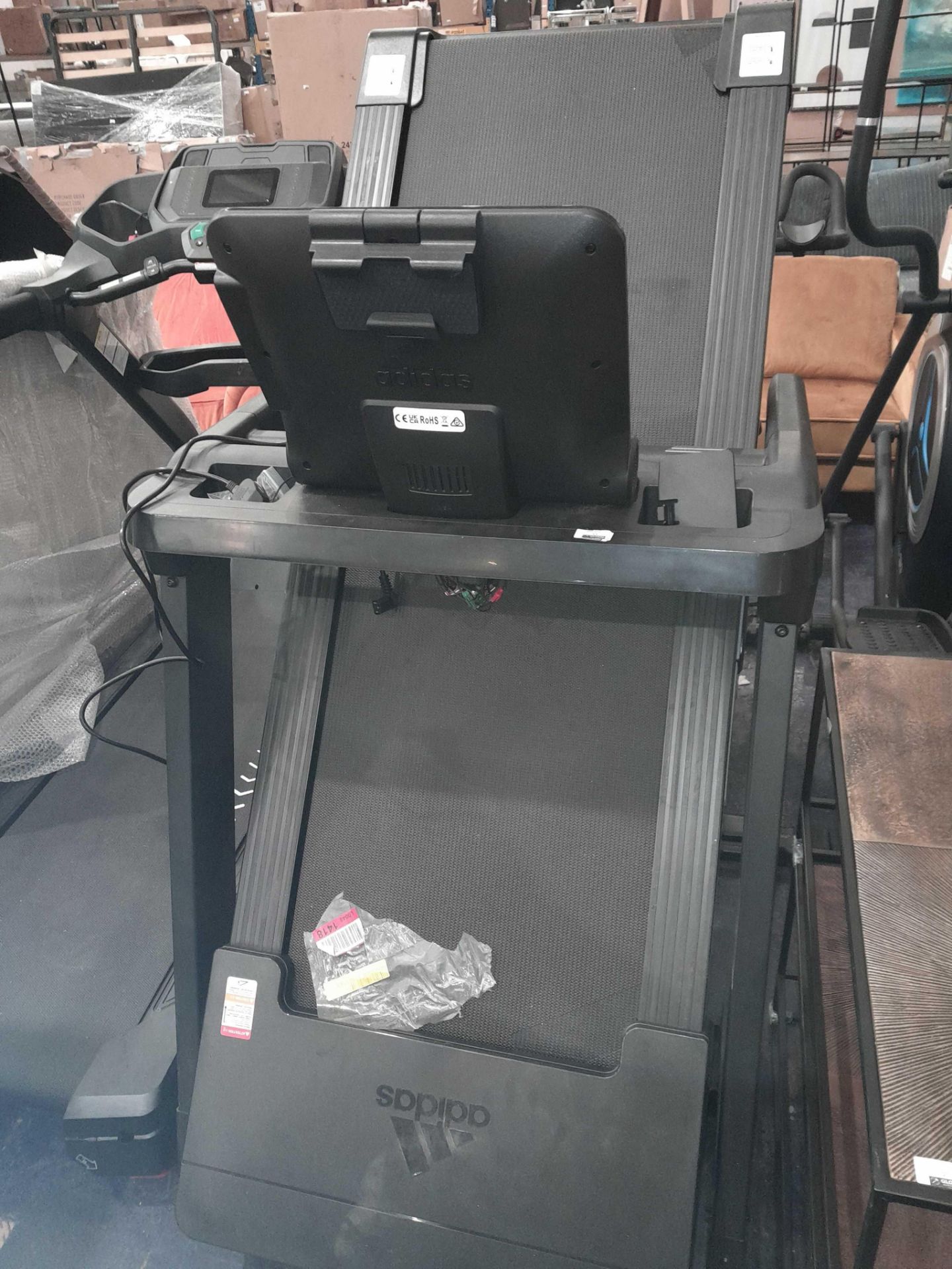 RRP £2200 Adidas T-19X Folding Treadmill - Image 2 of 2