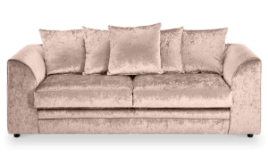 RRP £1200 X2 Sophie Velvet 3 Seater Sofa