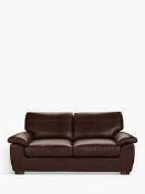 RRP £800 Leather 3 Seater Sofa
