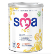 RRP £1271 (Appox. Count 128) (H62) 6 x SMA PRO Follow On Baby Milk Powder, 6-12 months, 12 x 400g (
