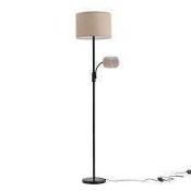 RRP £180 Lot Contains X4 Items Including Boxed Black Tree Floor Lamp 177Cm