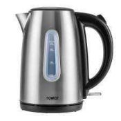 RRP £135 X6 Items Including Boxed 1.7L Kettle Brushed Stainless Steel