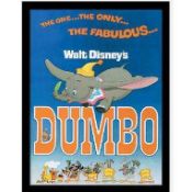 RRP £200 X7 Walt Disney's Dumbo The Fabulous Framed Picture