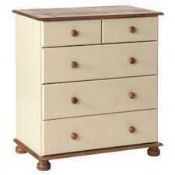 RRP £200 Boxed Richmond 2+3 Deep Chest Of Drawers