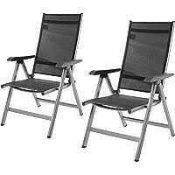 RRP £140 Brand New Amazon Basics 2 Piece Adjustable Chair 2 Piece Set