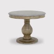 RRP £170 Lot To Contain X3 Items Including- Small Side Bluestone Table