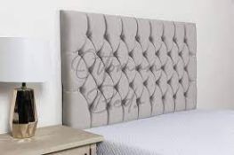 RRP £1700 Lot To Contain 17 Upholstered Headboards In Various Sizes (Condition Reports Available