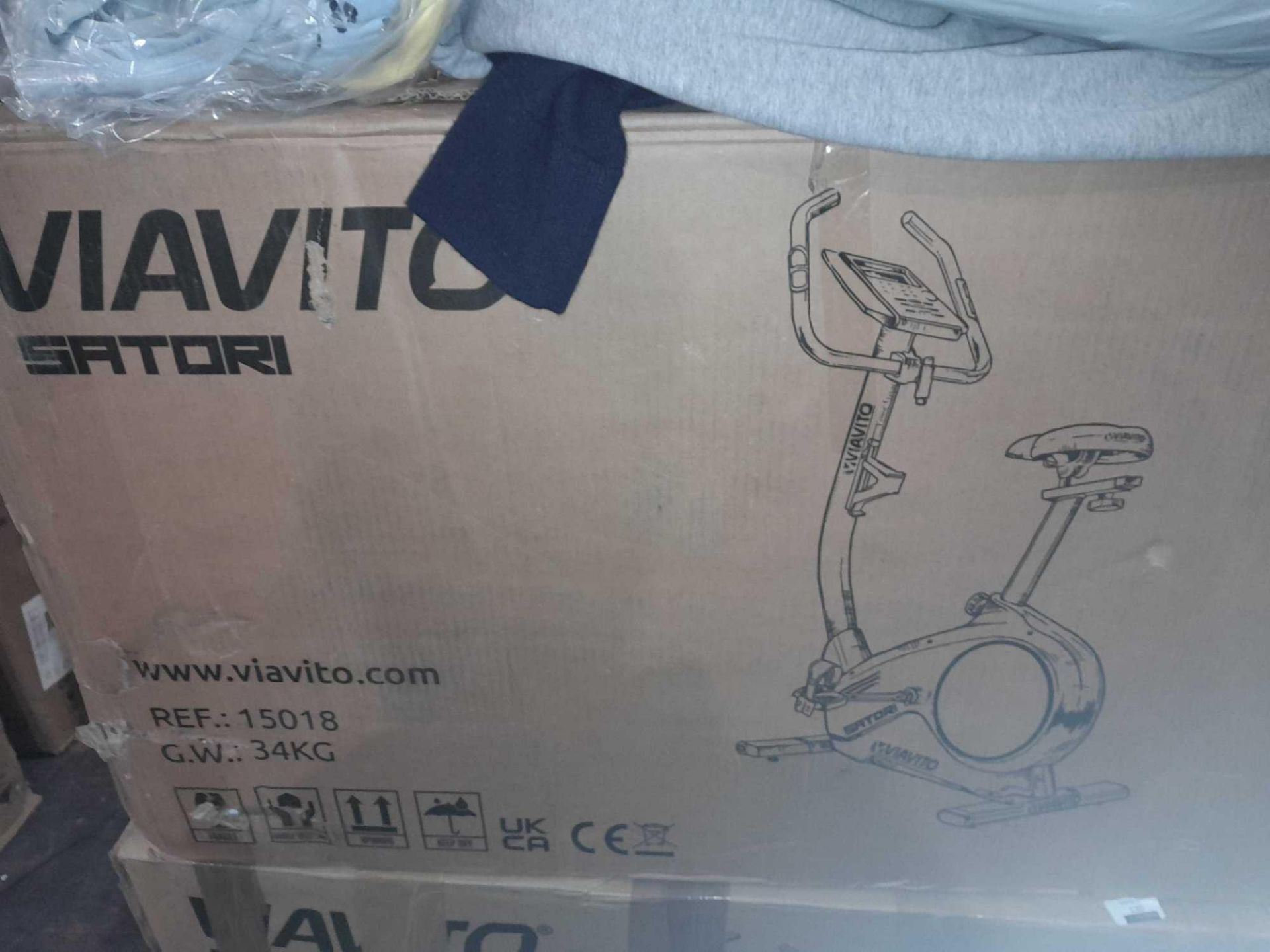 RRP £250 Boxed Viavito Exercise Bike - Image 2 of 2