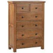 RRP £500 Like New Rustic Range Chest Drawers