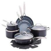 RRP £240 Lot Contains X3 Assorted Green Pan Pans