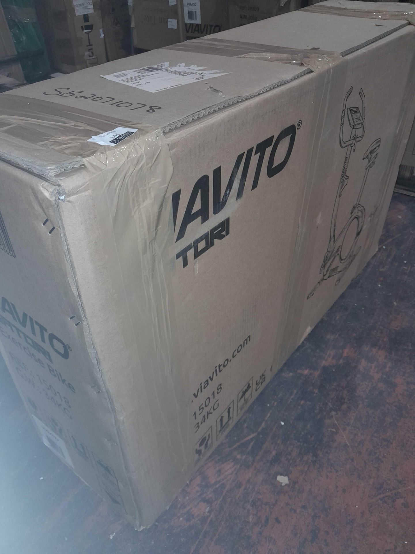 RRP £200 Boxed Viavito Satori Exercise Bike - Image 2 of 2