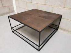 RRP £625 Brand New Hadston Copper Coffee Table