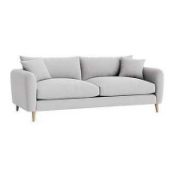 RRP £800 3 Seater Couch In Light Grey