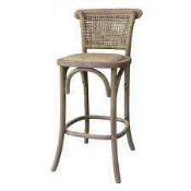 RRP £150 Whicker Pillow Style Bar Stool