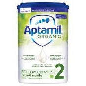 RRP £1591(Approx Count 33)(H67)spSBG31DBPl 6 x Aptamil Organic 2 Follow On Baby Milk Powder Formula,
