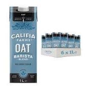RRP £1109 (Appox. Count 75) (H15)  1 Califia Farms Oat Barista Blend with Calcium - Dairy Free,