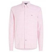 RRP £85 Brand New Tommy Hilfiger Slim Fit Gingham Long Sleeve Shirt Men's L