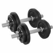 RRP £120 Brand New Boxed 20Kg Set Of Weights