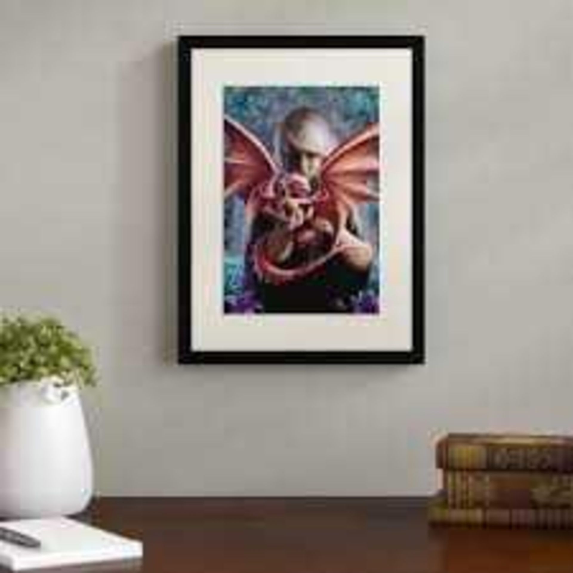 RRP £200 Brand New Anne Stokes Dragonkin Frames Pictures