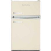 RRP £300 Factory Sealed Montpellier Retro Style Under Counter Fridge Freezer