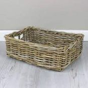 RRP £200 Lot To Contain Assorted House Items Including- Wicker Storage Basket