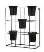 RRP £140 Brand New My Home 5 Pot Wall Planters