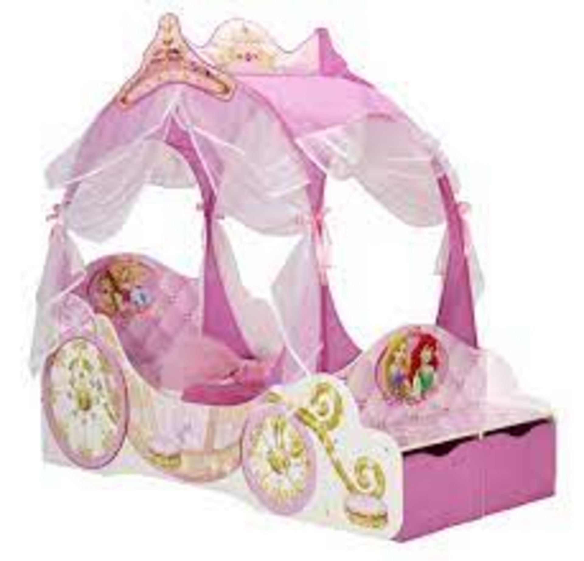 RRP £3000 Lot To Contain Disney Princess Carriage Bed Box (Part Lots) (approx. Count 12) (