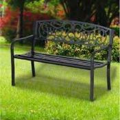 RRP £150 Boxed Metal Bench (Cr3)