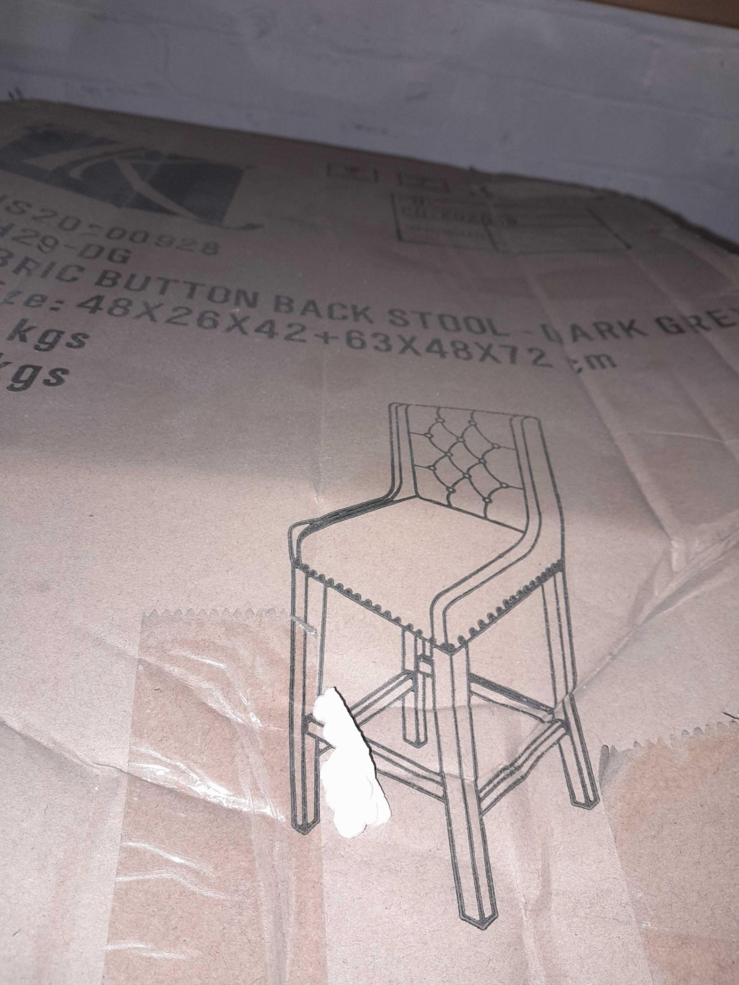 RRP £180 Boxed Glassman 70Cm Bar Stool(Cr2) - Image 2 of 2