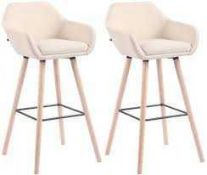 RRP £300 Boxed Adelaide Bar Stool Set Of 2(Cr2)